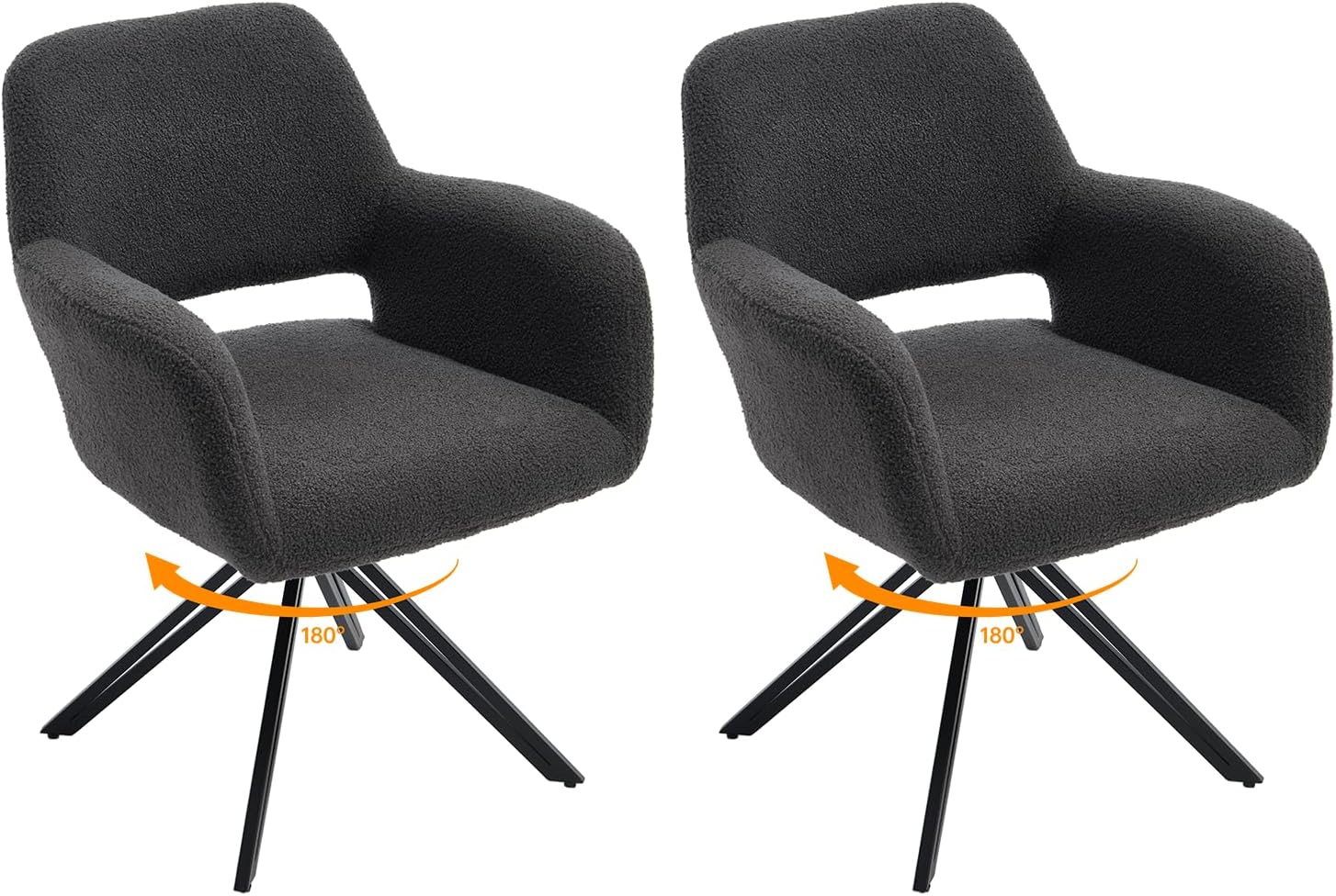 Esszimmerstühle , Samt Polsterstühle mit Stabilen Metallbeinen & Ergonomischer Rückenlehne, rutschfeste Füße